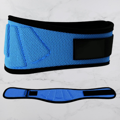 Ceinture pour la musculation - FitnessWaistBelts™ - Bleu - FitRythme